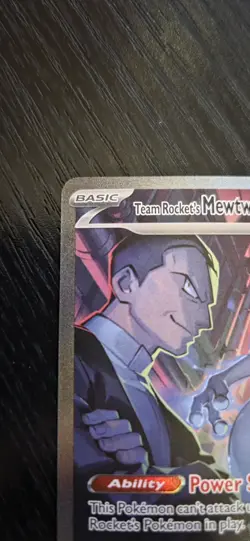 Pokemon Team Rocket’s Mewtwo EX 231/182-Destined Rivals-Holo-Near Mint-Raw - Image 4