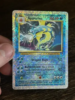 Pokemon Gyarados 12/110 Legendary Collection Reverse Holo Rare Vintage English - Image 3