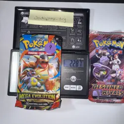 Mega Evolutions 22.87g Destined Rivals 22.43g Booster Pack Pokemon TCG 2 PACK - Image 2