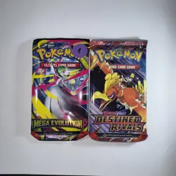 Mega Evolutions 22.86g Destined Rivals 22.41g Booster Pack Pokemon TCG 2 PACK - Image 1
