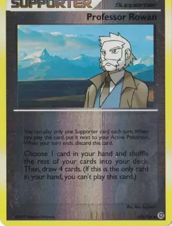 PROFESSOR ROWAN REVERSE HOLO 123/132 POKEMON SECRET WONDERS - Image 1