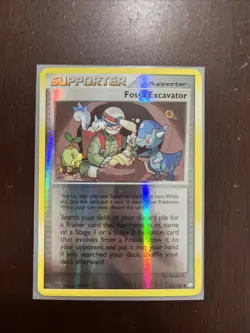 Fossil Excavator - 111/123 - Pokemon Mysterious Treasures Reverse Holo 2007 - LP - Image 1