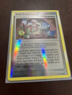 Fossil Excavator - 111/123 - Pokemon Mysterious Treasures Reverse Holo 2007 - LP - Image 2