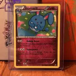 Azumarill Reverse Holo Rare 103/160 - Pokemon TCG XY Primal Clash - LP - Image 1