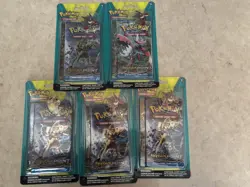 (5 packs) Pokemon XY Breakpoint & Fates Collide 2-Pack Blister with Pin Set - Image 1
