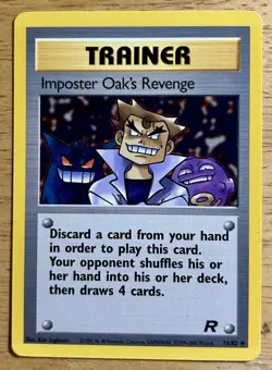 Pokemon Imposter Oak's Revenge 76/82 Team Rocket Regular - Image 1