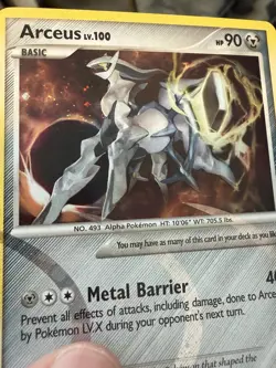 2009 Pokemon Arceus AR9 Holo Rare - Image 2