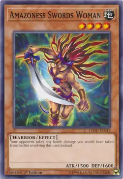 Amazoness Swords Woman - LEDU-EN013 - Common - 1st Edition - Lightly Played - Image 1