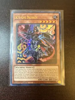 Yu-Gi-Oh! K9-04 Noroi DOOD-EN025 Ultra Rare 1st Edition - Image 1