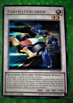 Yu-Gi-Oh DUSA_DE086, Formelsynchron "near mint", 1. Auflage - NEU - Image 1