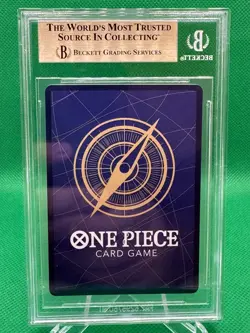 2022 Japanese One Piece Romance Dawn Luffy OP01-024 SR Alt Art BGS 9.5 Gem Mint - Image 2
