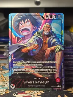 One Piece TCG OP12 Silvers Rayleigh (Alternate Art) #OP12 - 001 Leader Near Mint - Image 1