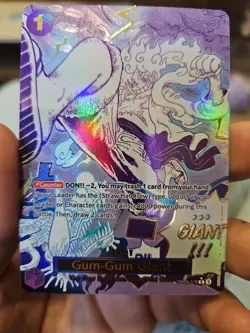 One Piece Gum-Gum Giant (Alt Art) R OP09-078 Manga English Mint (Pack Fresh) - Image 1