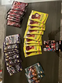 One Piece TCG Lot Of 29 Likely Dead Packs - Image 1