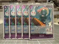 5x OP14-074 Monet R Playset -One Piece TCG- The Azure Sea's Seven English - Image 1
