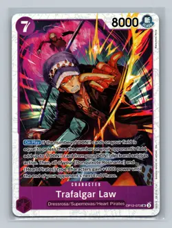 One Piece - Trafalgar Law - OP12-073 - Legacy of the Master - Super Rare - NM - Image 1