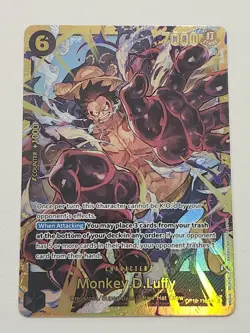 ONE PIECE MONKEY D LUFFY OP10-118 SEC ROYAL BLOOD ENGLISH - Image 1