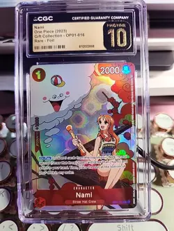 Nami (Gift Collection 2023) OP01-016 CGC PRISTINE 10 - GEM! One Piece - Image 1