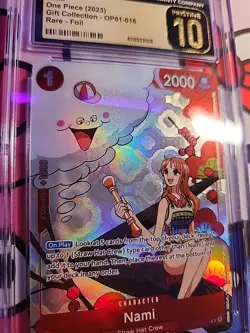 Nami (Gift Collection 2023) OP01-016 CGC PRISTINE 10 - GEM! One Piece - Image 3