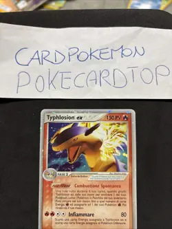 Pokemon Card Typhlosion Ex 110/115 Ex Forze Segrete-Ita-Hilo-Swirl-exc! - Image 2