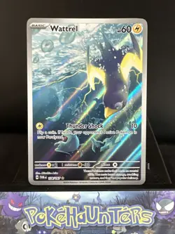 Pokemon Card Wattrel 178/167 Twilight Masquerade Illustration Rare Near Mint - Image 1
