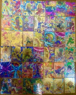 Dragon Ball Heroes Rare CP Card Lot 42 Cards Japanese Holo High Rarity Set - Image 1