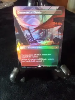 Commercial District #324 FOIL [Murders at Karlov] Magic MTG Cards NM - Image 1