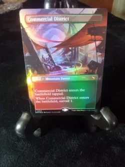 Commercial District #324 FOIL [Murders at Karlov] Magic MTG Cards NM - Image 2