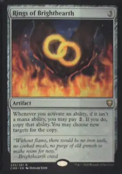 Rings of Brighthearth - Commander Legends: #335, Magic: The Gathering Nm C278 - Image 1