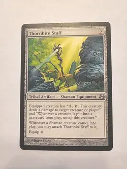 Thornbite Staff [Morningtide] Magic the Gathering LP MTG - Image 1