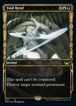 Void Rend (Showcase Golden Age Gilded Foil) [Streets of New Capenna] Foil Near - Image 1