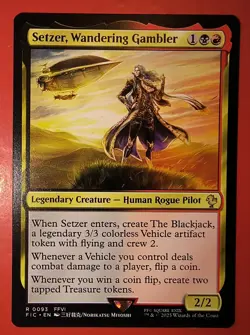 MTG, MAGIC: SETZER, WANDERING GAMBLER, FIC, RARE, 0093 - NM - REGULAR - Image 1