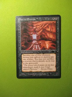 Gate To Phyrexia Mtg Magic The Gathering Antiquities LP Very Good Condition - Image 1