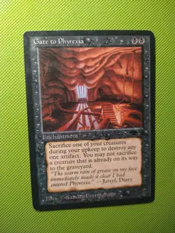 Gate To Phyrexia Mtg Magic The Gathering Antiquities LP Very Good Condition - Image 2