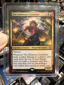 The Infamous Cruelclaw MTG Magic the Gathering Card NM Near Mint Regular. - Image 1