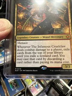 The Infamous Cruelclaw MTG Magic the Gathering Card NM Near Mint Regular. - Image 3