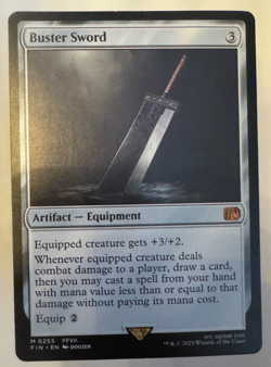 MTG Buster Sword - Final Fantasy - NM - Image 1