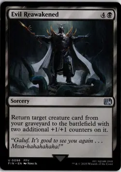 Magic The Gathering #0098 - Evil Reawakened- Final Fantasy - FIN U - Image 1