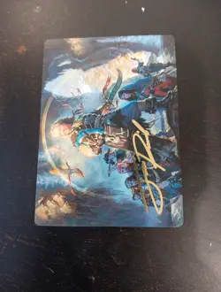 MTG Admiral Brass, Unsinkable Art Card - Gold-Stamped Signature, NM-Mint, Englis - Image 1