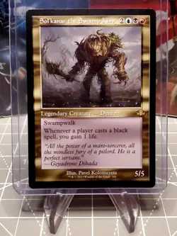 MTG Sol'kanar the Swamp King (Retro Frame) Dominaria Remastered - LP - Image 1