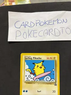 Pokemon Card Surfing Pikachu 28-Ita-no Holo-Nm! - Image 2