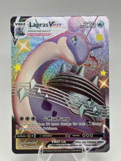 Lapras VMAX Pokemon Shining Fates SV111/SV122 Shiny Full Art Ultra Rare NM - Image 1