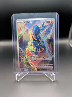 Pokemon Sawk 130/086 SV: White Flare Holo (NM) - Image 1