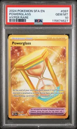 2024 POKEMON SFA EN-SHROUDED FABLE HYPER RARE #097 POWERGLASS PSA 10 - Image 1