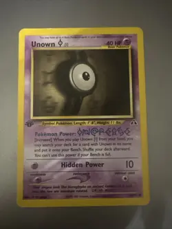 1st Edition Unown [I] 68/75 - Pokemon Neo Discovery - WOTC Vintage - Image 1