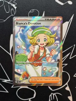 Bianca's Devotion 197/162 Pokemon TCG S&V Temporal Forces Ultra Rare Trainer - Image 1