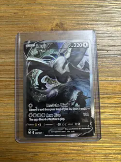 Pokemon TCG Lugia V 186/195 Silver Tempest Rare Sword & Shield Alt Art Holo Card - Image 1