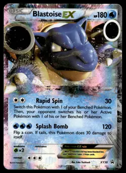 Pokemon TCG XY Promos #XY30 Blastoise EX Holo HP - Image 1
