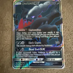Pokemon Darkrai GX TCG Full Art Holo Card 139/147 Sm-Burning Shadows 2017 - Image 1
