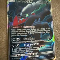 Pokemon Darkrai GX TCG Full Art Holo Card 139/147 Sm-Burning Shadows 2017 - Image 4
